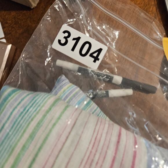 Johnny Uptown Linen Blend Button Down Shirt 2XL Multicolor Stripe Casual - Picture 12 of 13